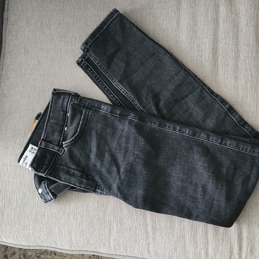 Girls Abercrombie black jeans
